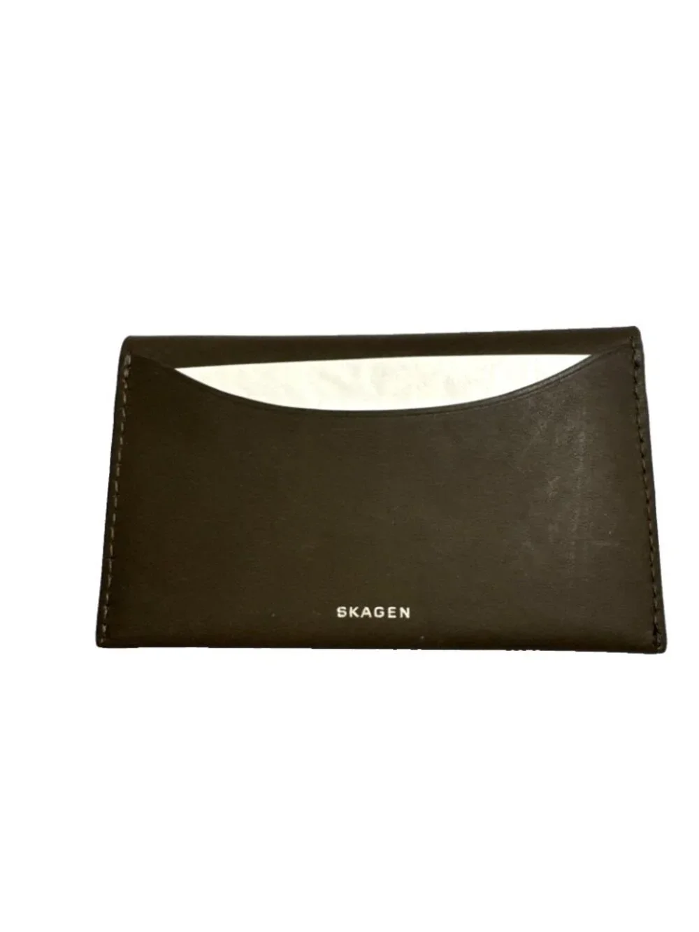 Skagen brown leather